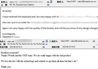 Positive customer emails Positive customer emails