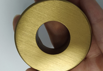 brass brushed cnc turning parts