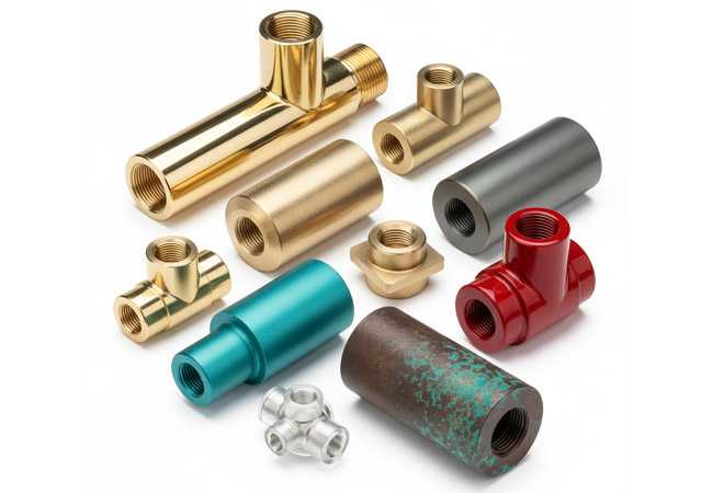 CNC Machining Brass Parts Surface Finishing