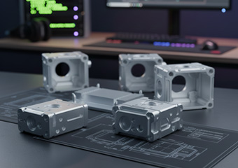 ADC12 (A380) Aluminum Communication Cavity CNC Machined Parts