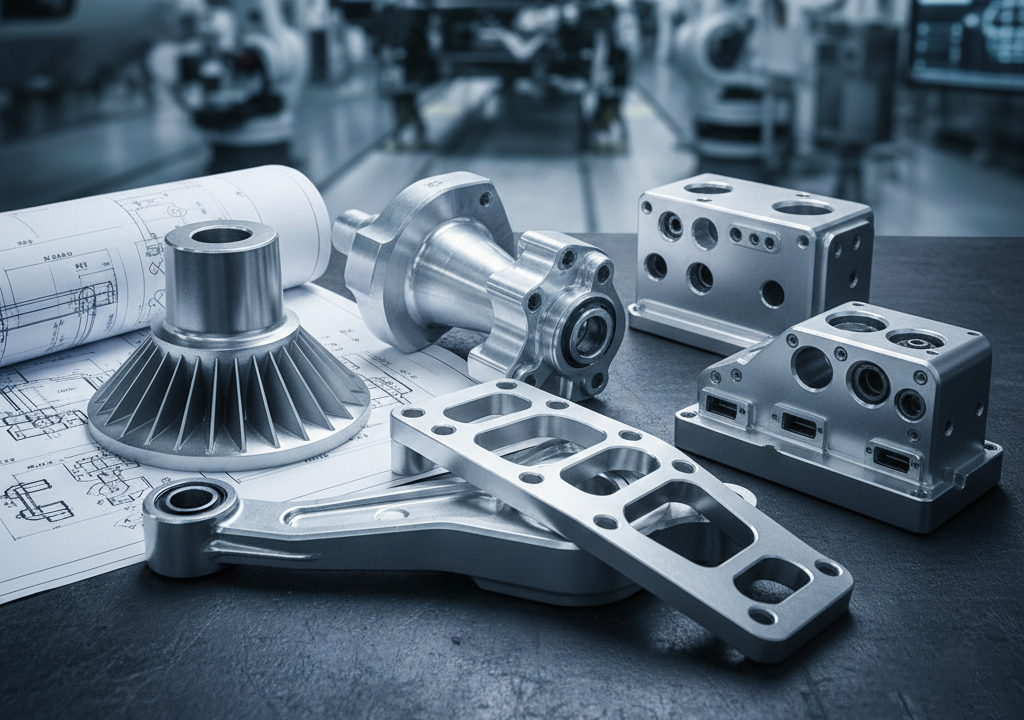 6060 Aluminum Aerospace CNC Machined Parts